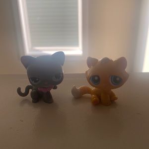 littlest pet shop (lps) 2 cats